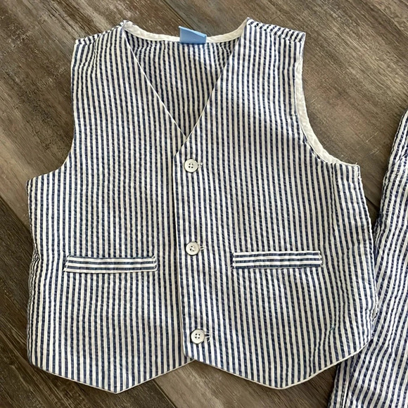 Summer seersucker set - Picture 3 of 5